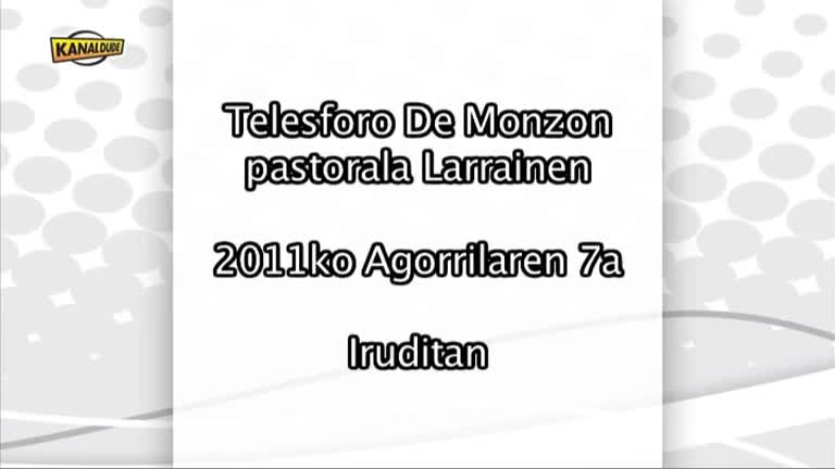 MONZON pastorala : eguna iruditan