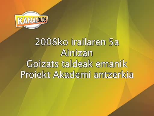 Proiekt akademi antzerkia