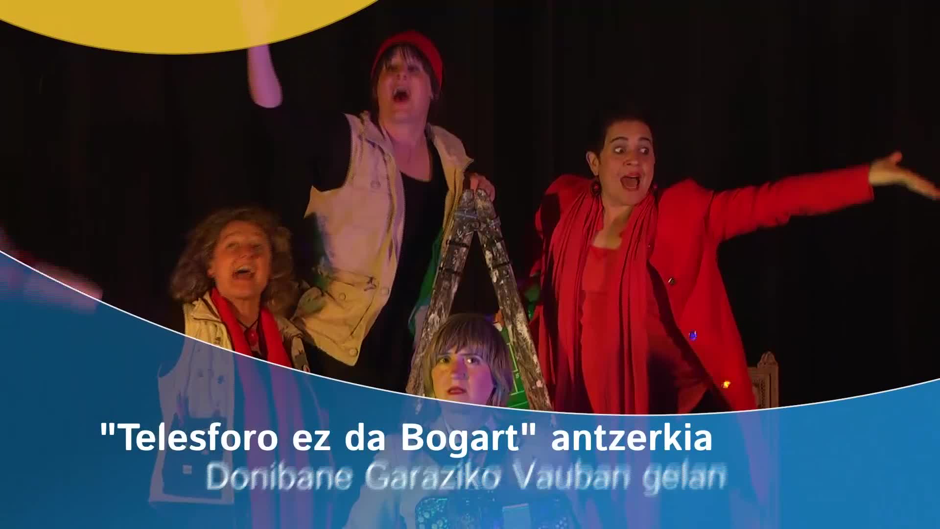 Telesforo ez da Bogart antzerkia Donibane Garaziko Vauban gelan