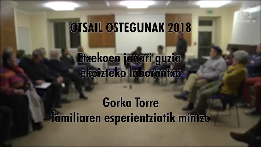 Etxekoen janari guzia ekoizteko laborantxa (Otsail ostegunak 2018)
