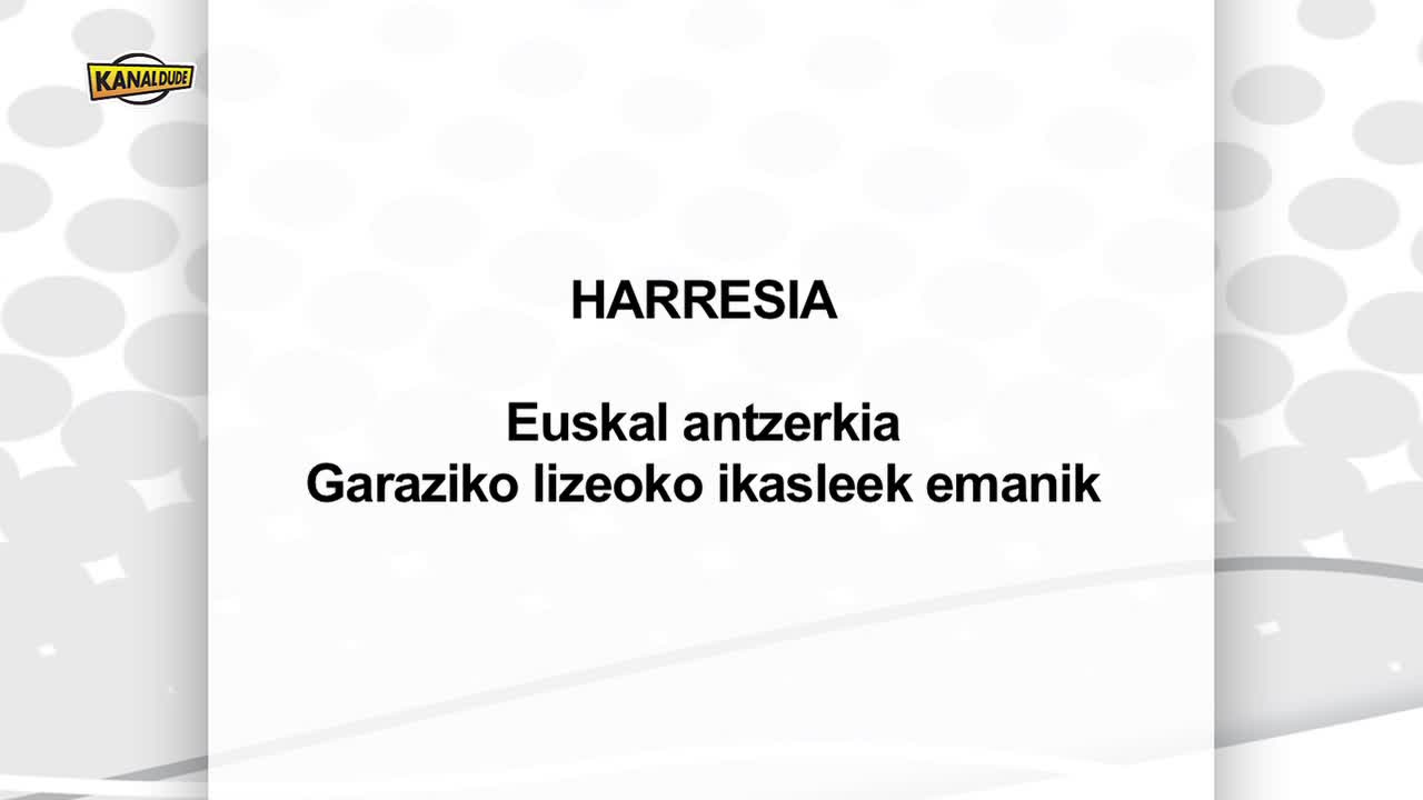 Harresia antzerkia, Garaziko lizeoko ikasleen eskutik