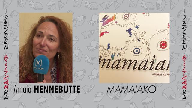 Idazleen Biltzarra 2019 - Amaia Hennebutte - Mamaiako