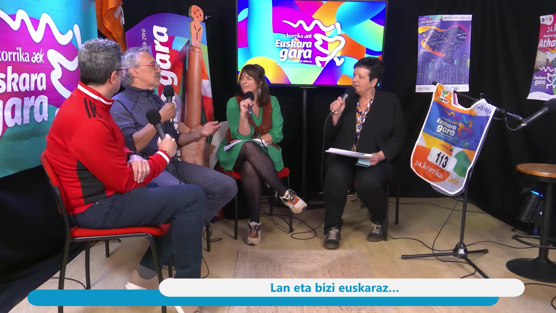 Korrika 24 Zuzenean | Aturrin gaindi