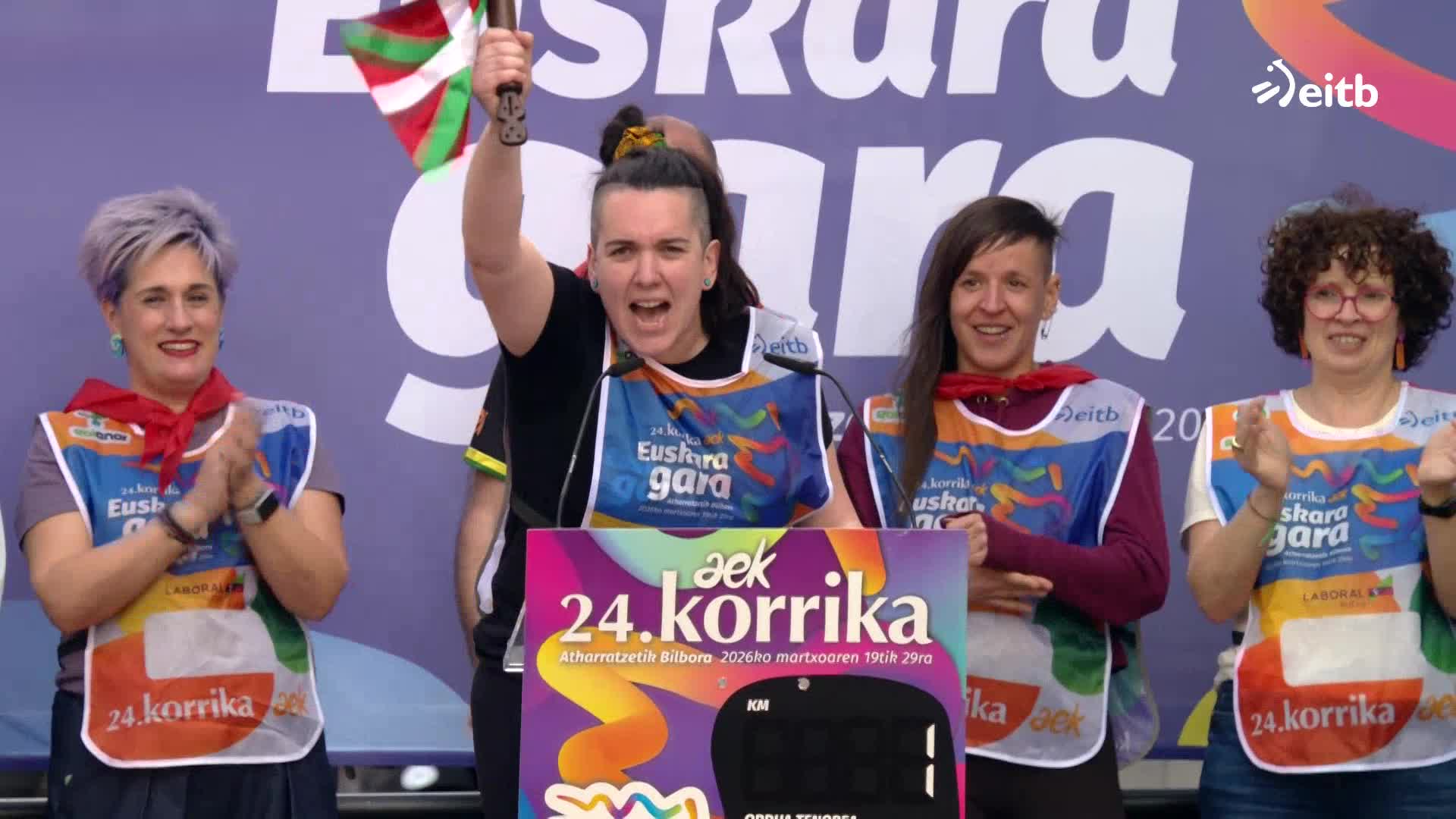 24. Korrikaren abiatzea Atharratzetik