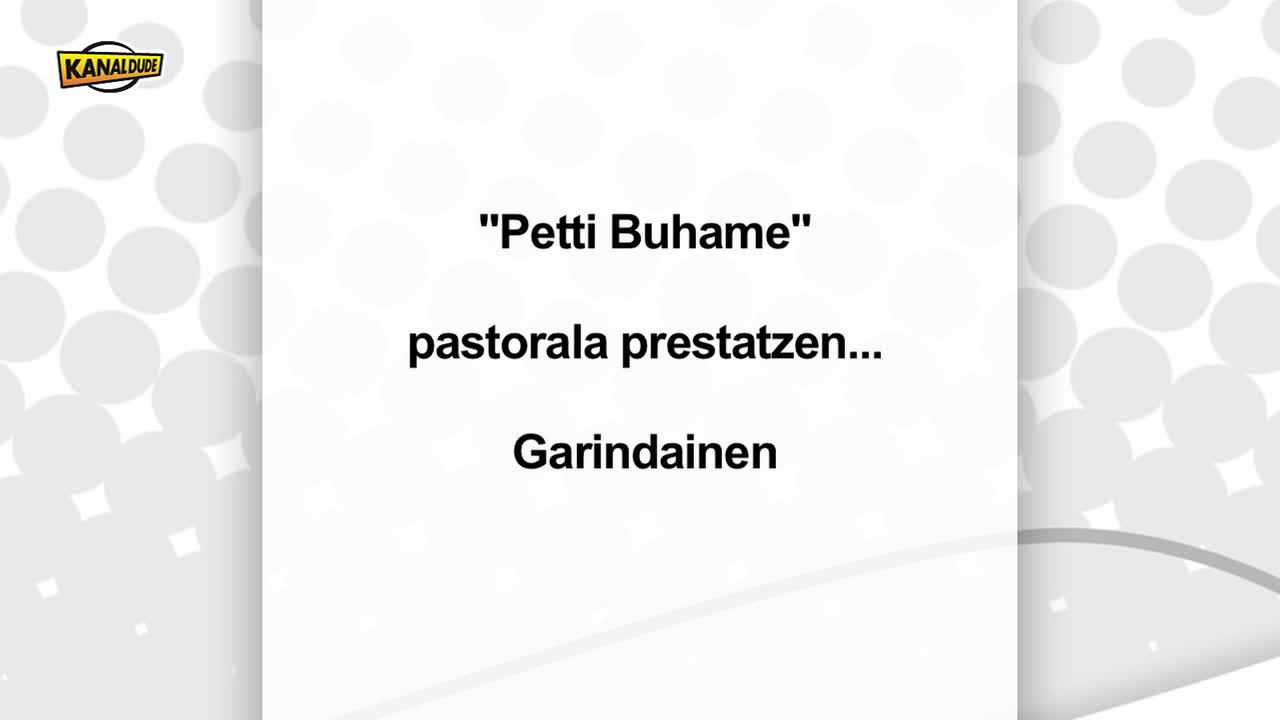 "Petti buhame" pastorala prestatzen