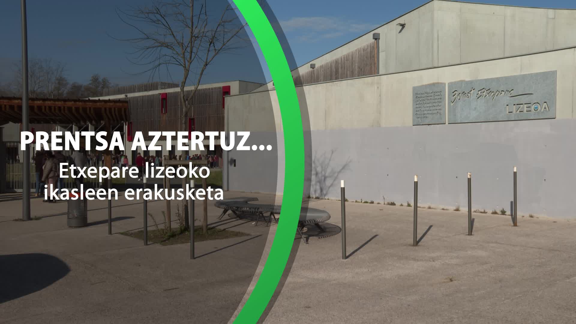 Prentsa aztertuz... Etxepare lizeoko ikasleen erakusketa