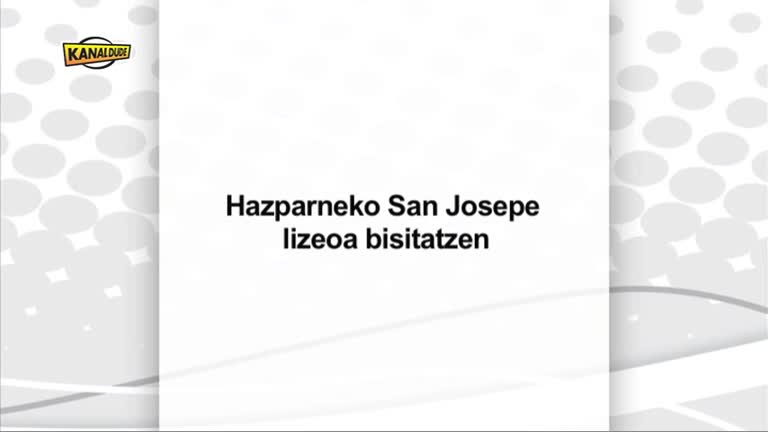 San Josepe Hazparneko lizeoaren bideo tailerra