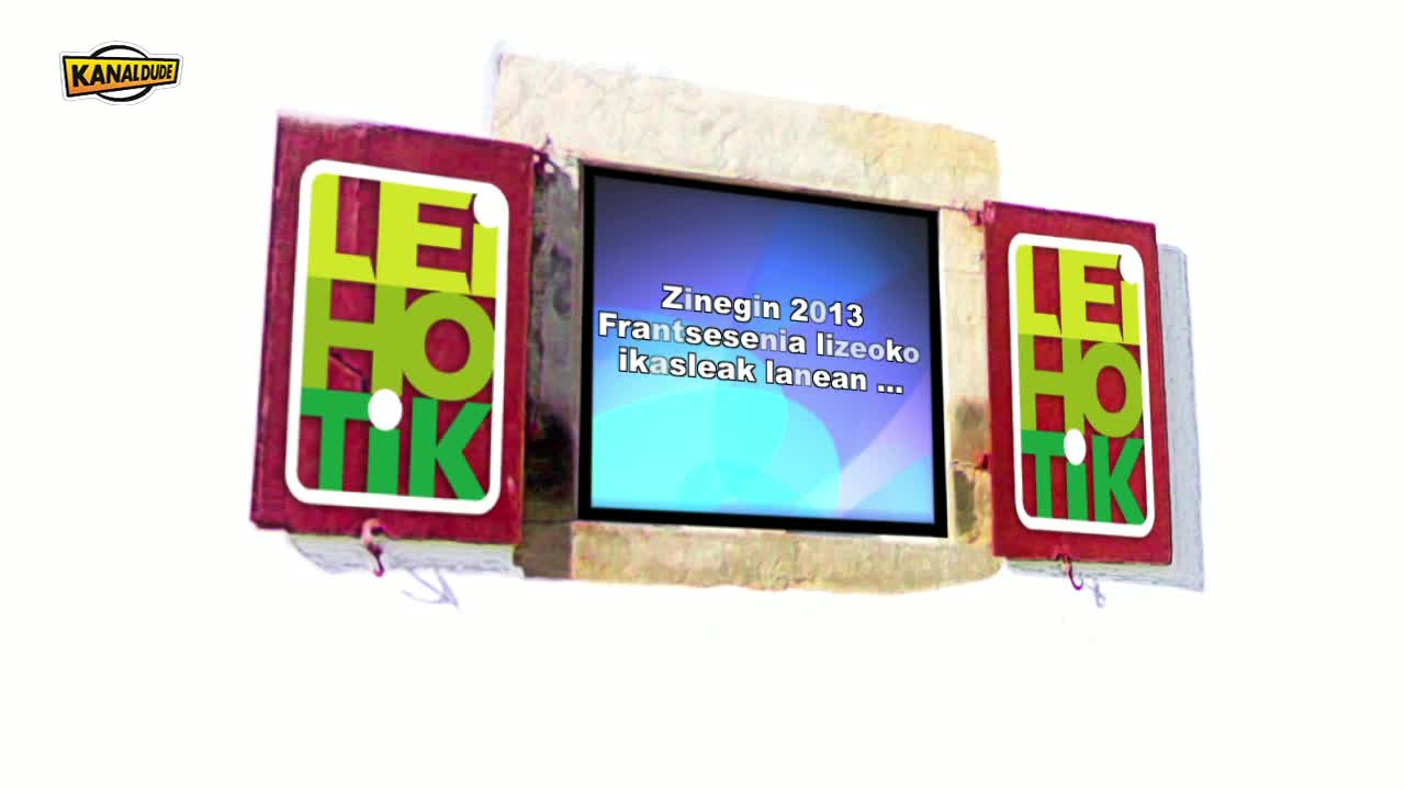 ZInegin festibala 2013: Frantsesenia lizeoko ikasleak lanean (Klipa)