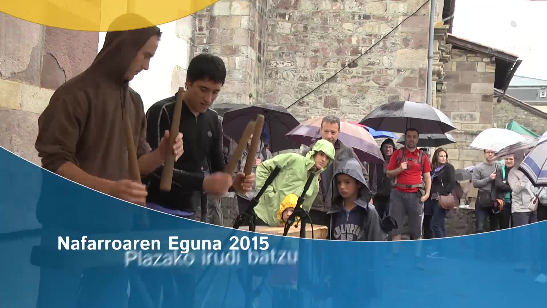 Nafarroaren Eguna 2015: Plazako irudi batzu