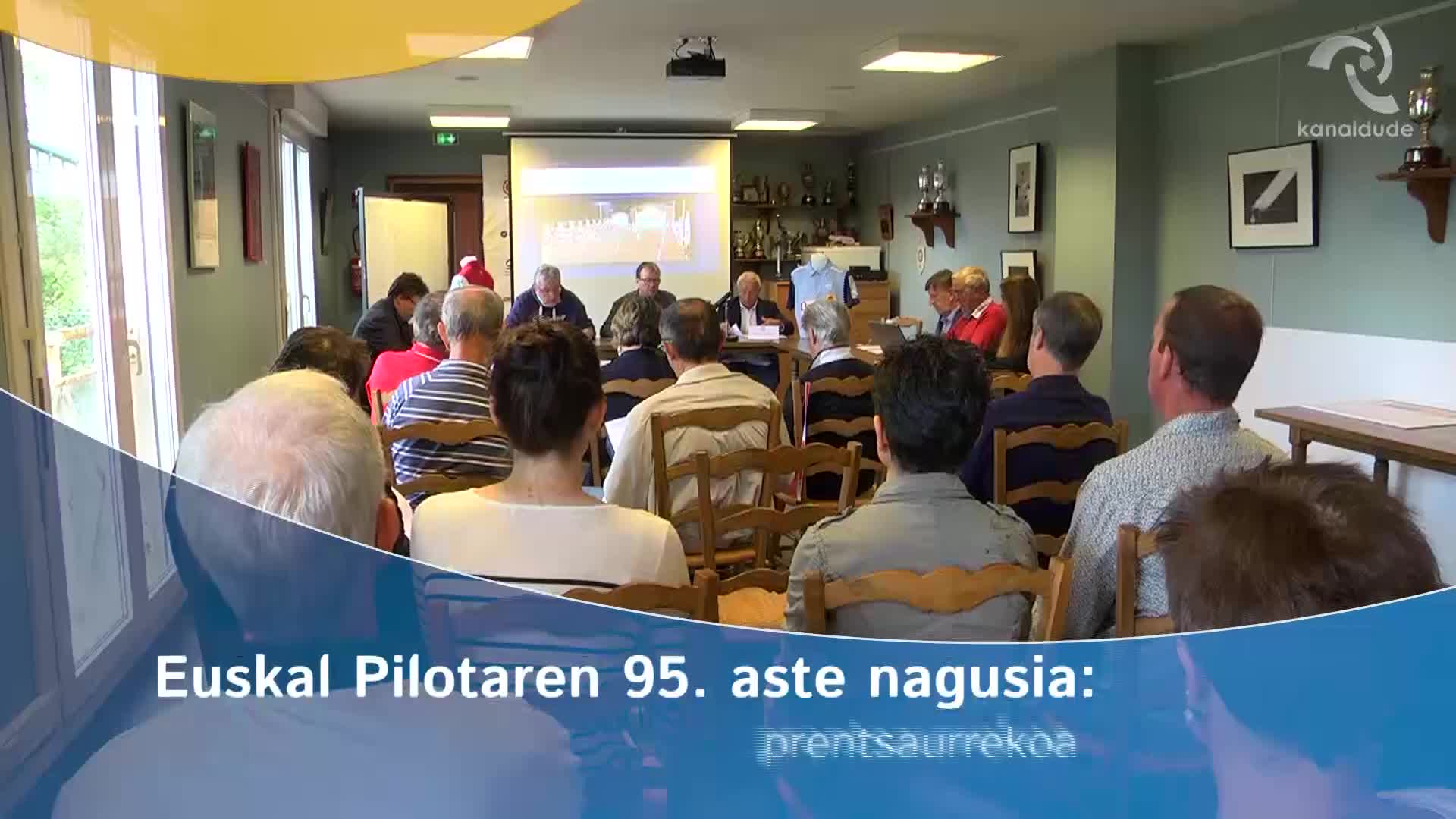 Euskal Pilotaren 95. aste nagusia: prentsaurrekoa