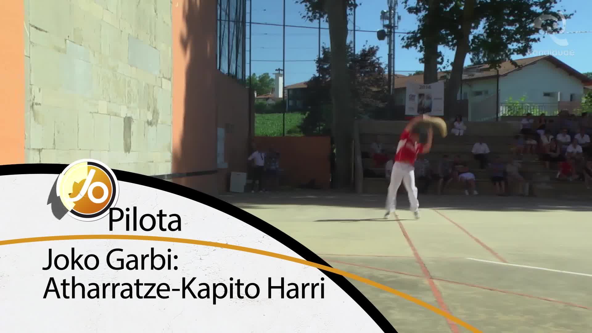 JO PILOTA: Joko Garbi Atharratze-Kapito Harri