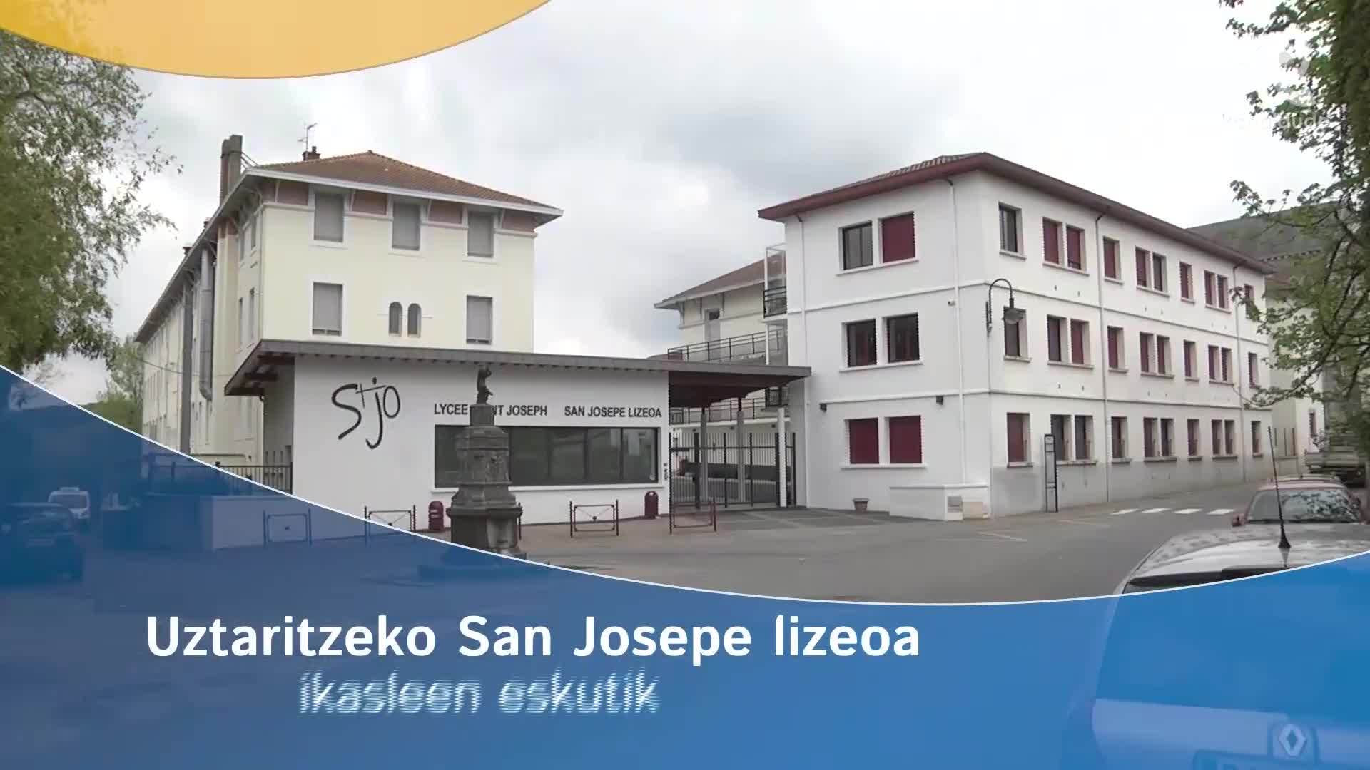 Uztaritzeko San Josepe lizeoa ikasleen eskutik